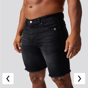 Like new Born Primitive Black denim Jorts. Mens size medium.